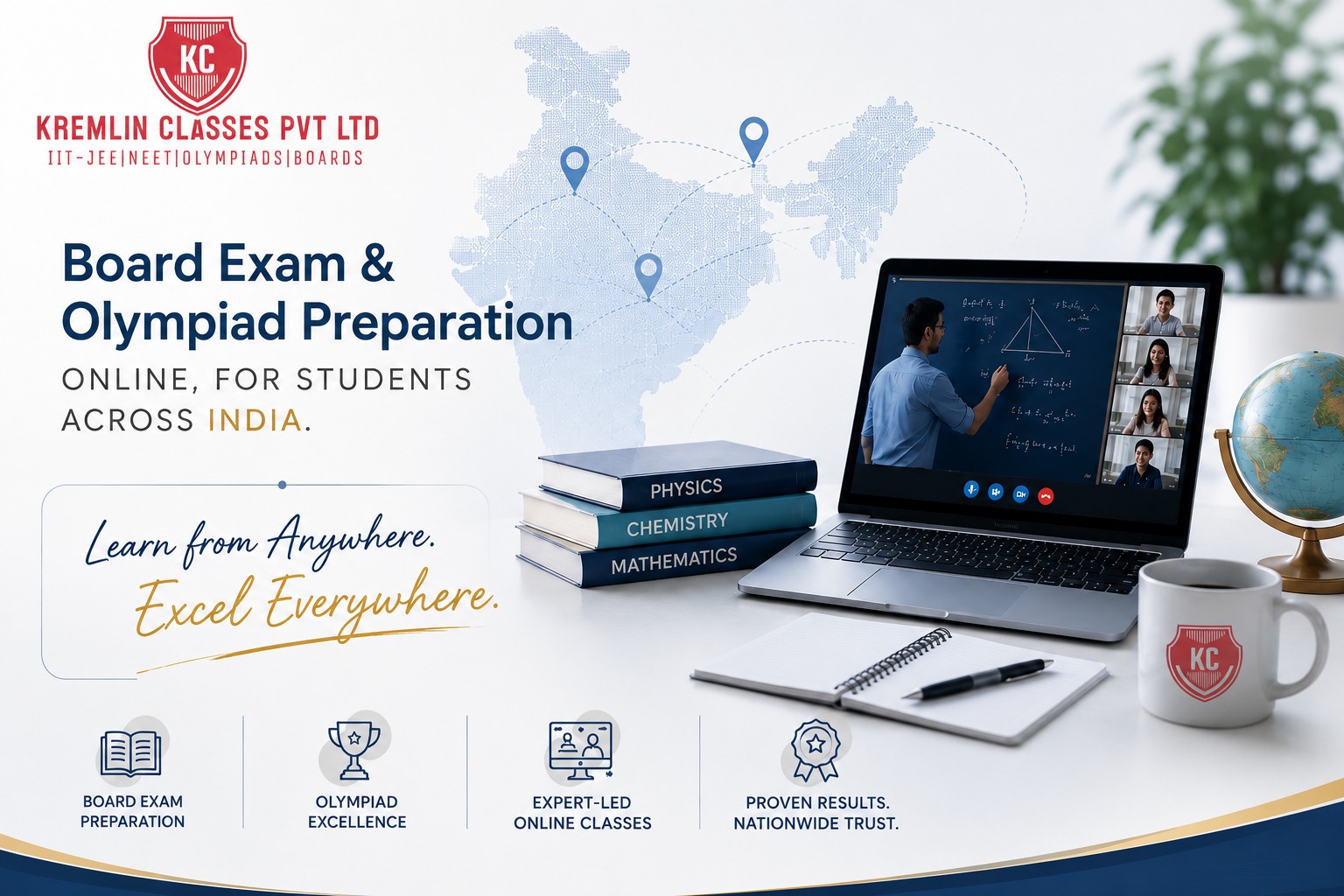Board Exam & Olympiad Preparation Online: Available to Students Across India (2026)
