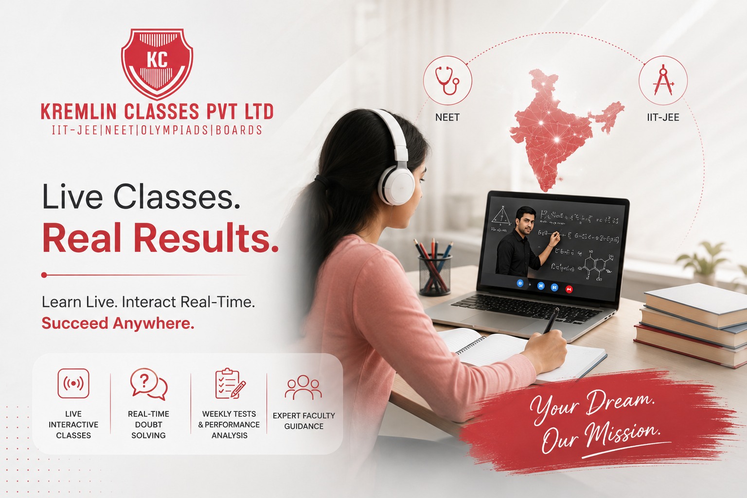 Online NEET & IIT-JEE Coaching in India 2026: Live Classes From Anywhere
